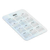 Maandelijkse Magnet van de Kalender 2023 Gestructu Magneet (Rechterzijde)