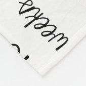 Maandelijkse mijlestone Photo Baby Blanket Fleece Deken (Hoek)