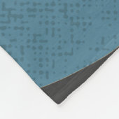 Maandelijkse mijlpaal babymandje fleece deken (Hoek)