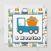 Maandelijkse mijlpaal op maat kaart (Achterkant)