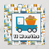 Maandelijkse mijlpaal op maat kaart (Voorkant / Achterkant)