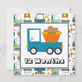 Maandelijkse mijlpaal op maat kaart (Achterkant)