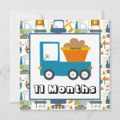 Maandelijkse mijlpaal op maat kaart (Voorkant)