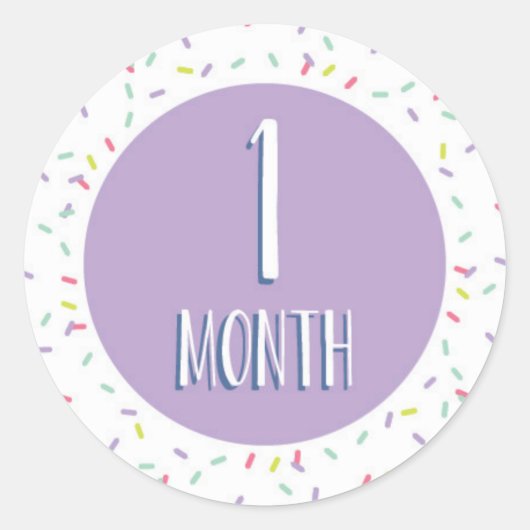 Maandelijkse mijlpaal Stickers (Voorkant)