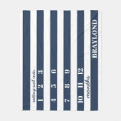 Maandelijkse mijlpaal voor auteur fleece deken (Voorkant)