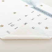 Maandelijkse mijlpaal voor gouden sterren en wolke sherpa deken (3/4)