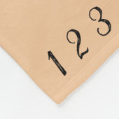 Maandelijkse mijlpaal voor neutraal geslacht fleece deken (Hoek)