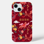 Maandelijkse nieuwe jaar van de rode draak Case-Mate iPhone case (Achterkant)