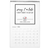 Maandelijkse offertes voor schoolverpleegkundigen kalender (Jan 2026)