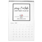 Maandelijkse offertes voor schoolverpleegkundigen kalender (Jan 2021)