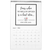 Maandelijkse offertes voor schoolverpleegkundigen kalender (Mar 2026)