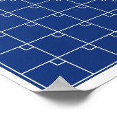 Maandelijkse Ongedateerde Minimalistische Wandplan Poster (Hoek)