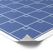 Maandelijkse Ongedateerde Minimalistische Wandplan Poster (Hoek)