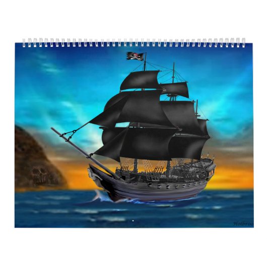 MAANDELIJKSE PIRATE CALENDAR KALENDER (Hoes)
