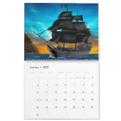 MAANDELIJKSE PIRATE CALENDAR KALENDER (Jan 2027)