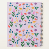 Maandelijkse plank voor wilde bloemen in lavendel planner (Achterkant)
