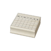 Maandelijkse planner Agenda Grid Tracker Bujo Rubberstempel (Stempel)