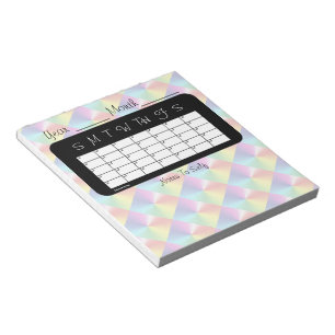 Maandelijkse Planner Diamond Shimmer Agenda van Ja Notitieblok