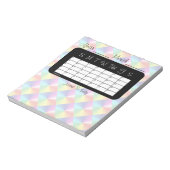 Maandelijkse Planner Diamond Shimmer Agenda van Ja Notitieblok (Linkerzijde)