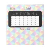 Maandelijkse Planner Diamond Shimmer Agenda van Ja Notitieblok (Voorkant)