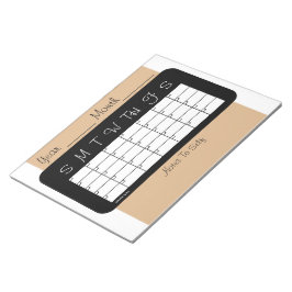 Maandelijkse Planner Tan Calendar door Janz Notiti Notitieblok
