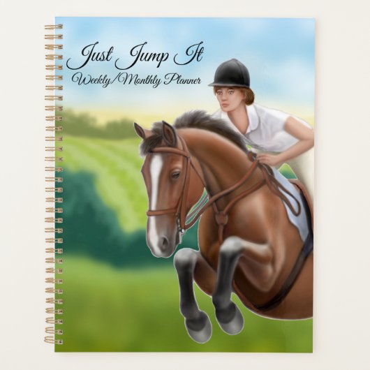 Maandelijkse Planner voor paardenpaarden (Voorkant)