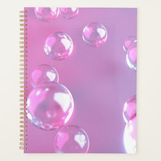 Maandelijkse Planner voor roze belletjes (Voorkant)