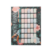 Maandelijkse planner voor tuinders notitieblok (Linkerzijde)