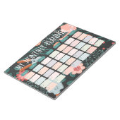 Maandelijkse planner voor tuinders notitieblok (Schuin)