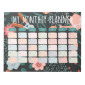 Maandelijkse planner voor tuinders notitieblok (Voorkant)