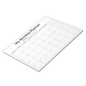 Maandelijkse planning notitieblok (Schuin)