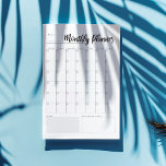 Maandelijkse planning notitieblok<br><div class="desc">Vul de maandgegevens in aan het begin van elke maand van dit Perpetual Maandelijks kalender.</div>