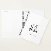 Maandelijkse planning op maat van IVF/onvruchtbaar Planner (Display)