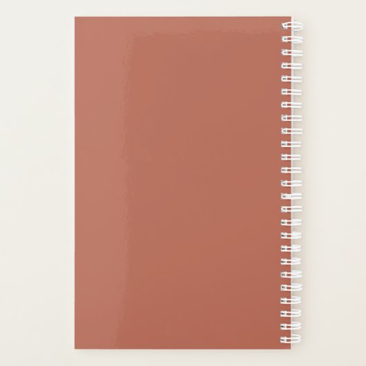 Maandelijkse planning planner (Achterkant)