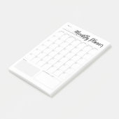 Maandelijkse planning post-it® notes (Schuin)