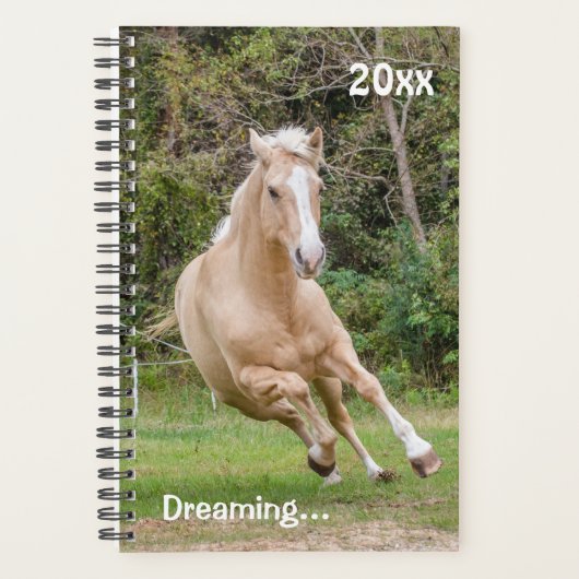 Maandelijkse planning voor Palomino Horse Planner (Voorkant)