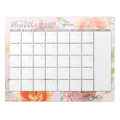 Maandelijkse platenplank voor gekleurde Waterverf Notitieblok (Voorkant)