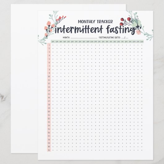 Maandelijkse tussenliggende kofferdetector AM/PM (Voorkant / Achterkant)
