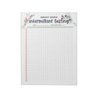Maandelijkse tussenliggende kofferdetector AM/PM Notitieblok