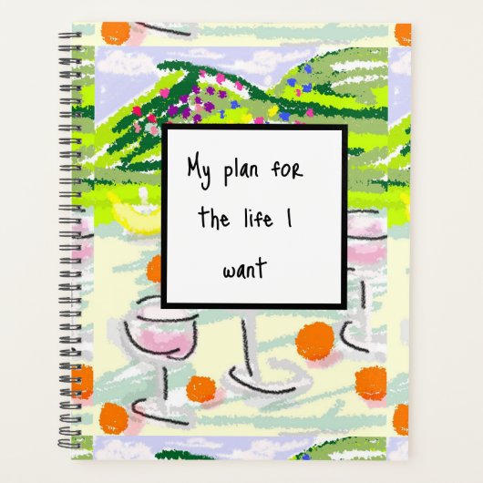 maandelijkse undated planner (Voorkant)