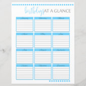 Maandelijkse verjaardag in een oogopslag | Baby Bl (Voorkant)