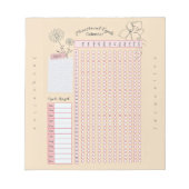 Maandelijkse Vrouw cyclus Vriendperiode Notitieblok (Voorkant)