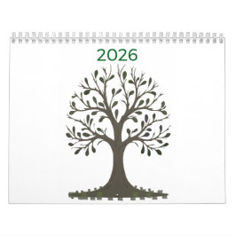Maandelijkse wandkalender - Verander het jaar Kalender