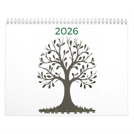 Maandelijkse wandkalender - Verander het jaar Kalender (Hoes)