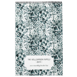 Maandelijkse Waterverf van de Lijst van de Emmer F Kalender