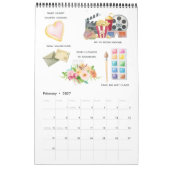 Maandelijkse Waterverf van de Lijst van de Emmer F Kalender (Feb 2027)