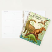 Maandelijkse weekplanning van de prehistorische di planner (Display)