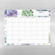Maandelijkse wiskalender met succes