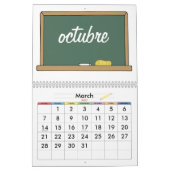 Maanden in de Spaanse kalender (Mar 2027)