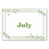 Maanden in het Chinees (Flash-Kaarten) Kaart (Achterkant)